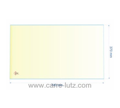 00253  AX611044 verre réfractaire Vitrocéramique 740x370 Invicta 126,50 €