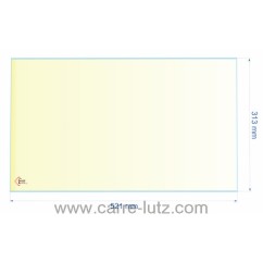 00256  verre réfractaire Vitrocéramique 521x313 AX606126A Invicta 74,30 €