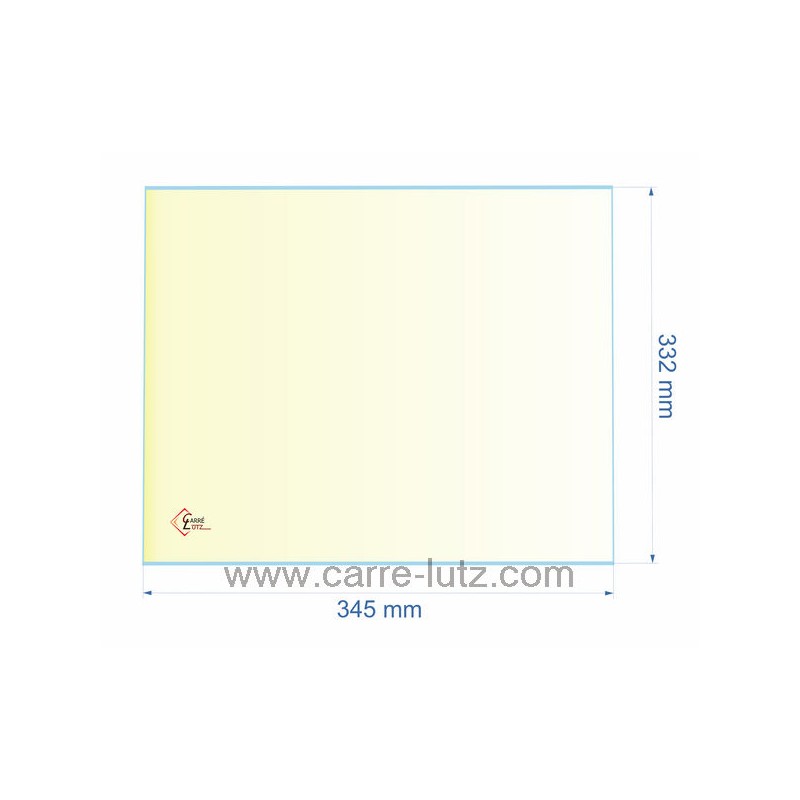 AX6061311A - verre réfractaire Vitrocéramique 345x332 Invicta