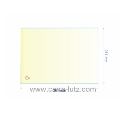 AX606137A - verre réfractaire Vitrocéramique 361x271 Invicta