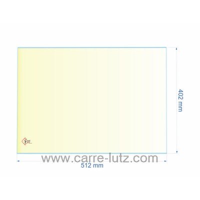 00260  AX606199A - verre réfractaire Vitrocéramique 512x402 Invicta 103,50 €