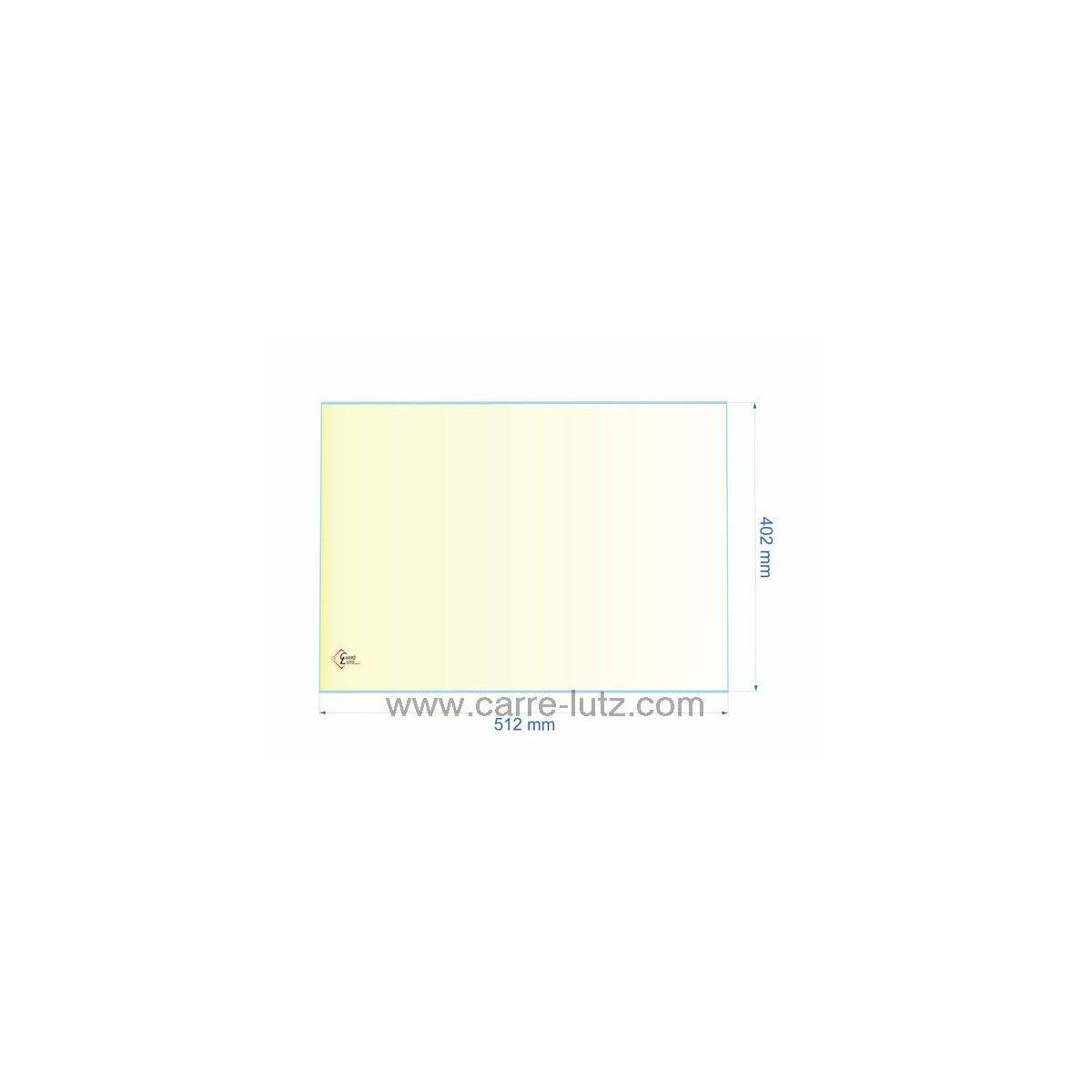 00260  AX606199A - verre réfractaire Vitrocéramique 512x402 Invicta 103,50 €