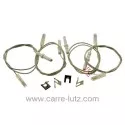 77X9901 ou 75X2373 ou 64701501 - Kit de 4 Bougies d\'allumage pour plaque de cuisson Brandt Sauter Vedette
