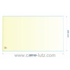 00264  verre réfractaire Vitrocéramique 468x295 AX606147A Invicta Cassine 71,60 €