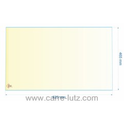 00281  AX826270B - verre réfractaire Vitrocéramique 625x465 mm non sérigraphiée Invicta 151,50 €