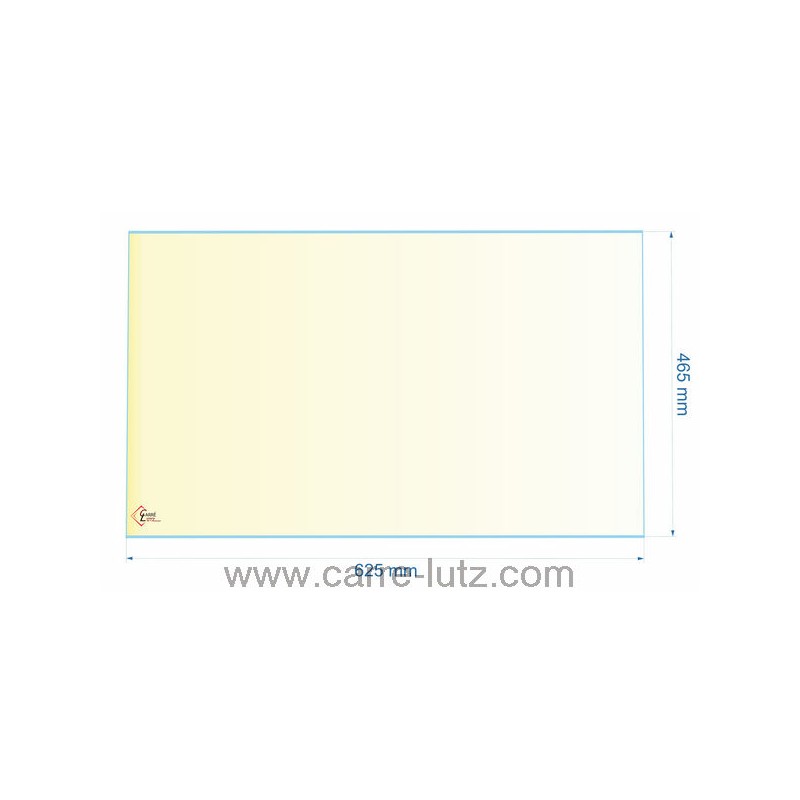 00281  AX826270B - verre réfractaire Vitrocéramique 625x465 mm non sérigraphiée Invicta 151,50 €