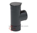 705609  Té à bouchon émaillé noir diamètre 111 mm  52,80 €