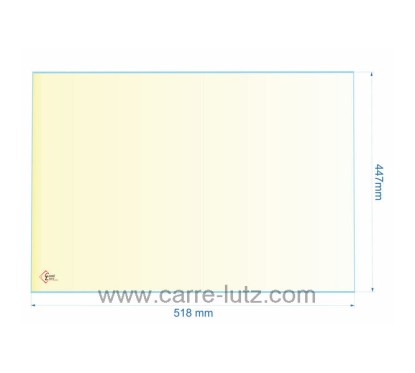 AX126575A - verre réfractaire Vitrocéramique 518x447 mm Invicta Flameo