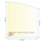 00283  AX607760A - verre réfractaire Vitrocéramique foyer 2 portes Invicta 114,50 €