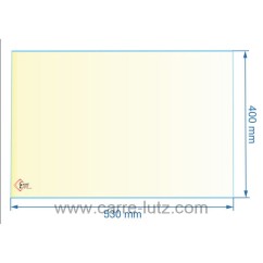 00331  verre réfractaire Vitrocéramique 530x400 Godin 3162 101,50 €