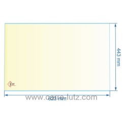 00334  verre réfractaire Vitrocéramique 623x443 mm Godin 3178 133,20 €