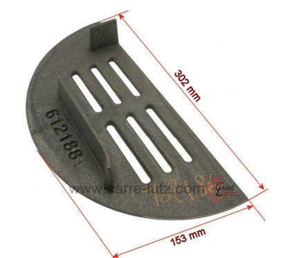 702186  F612188B - Grille foyère droite de foyer Invicta 38,60 €