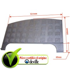 DV0021588-O  P0021588 ou P0018621 - Plaque arrière pour foyer insert Deville 7866 7867 86,80 €