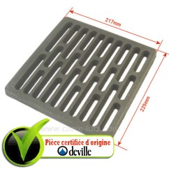 DV0045915-O  P0045915 - Grille de fond de foyer Deville 60,00 €