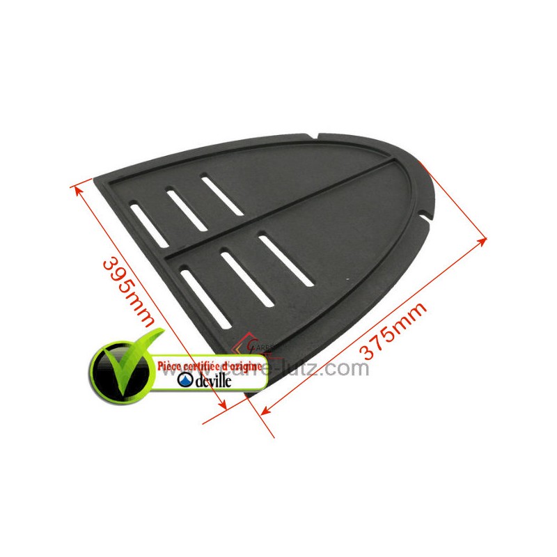 702010-O   F610437B-B - Demie grille de foyer de poêle Invicta Mandor 76,50 €