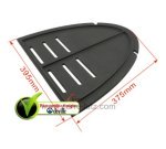 702010-O   F610437B-B - Demie grille de foyer de poêle Invicta Mandor 76,50 €