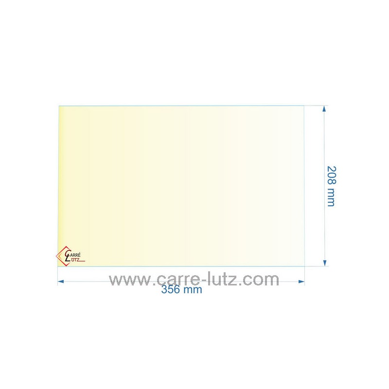 00359  verre réfractaire Vitrocéramique 356x208 mm P0052010 Deville 41,60 €