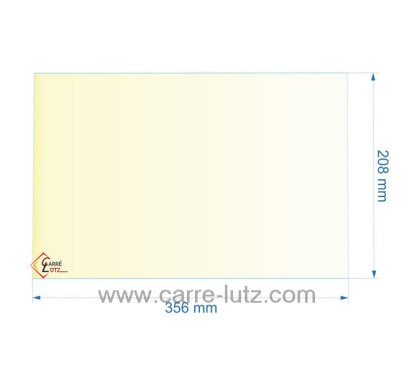 00359  verre réfractaire Vitrocéramique 356x208 mm P0052010 Deville 41,60 €