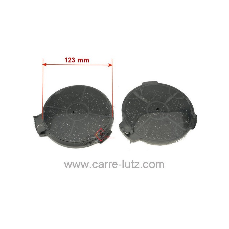 2 Filtres de hotte charbon actif ART00801
