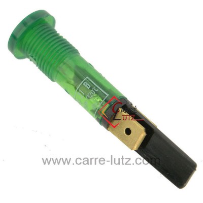 220263  Voyant vert diamètre 10 mm 230V 2,10 €