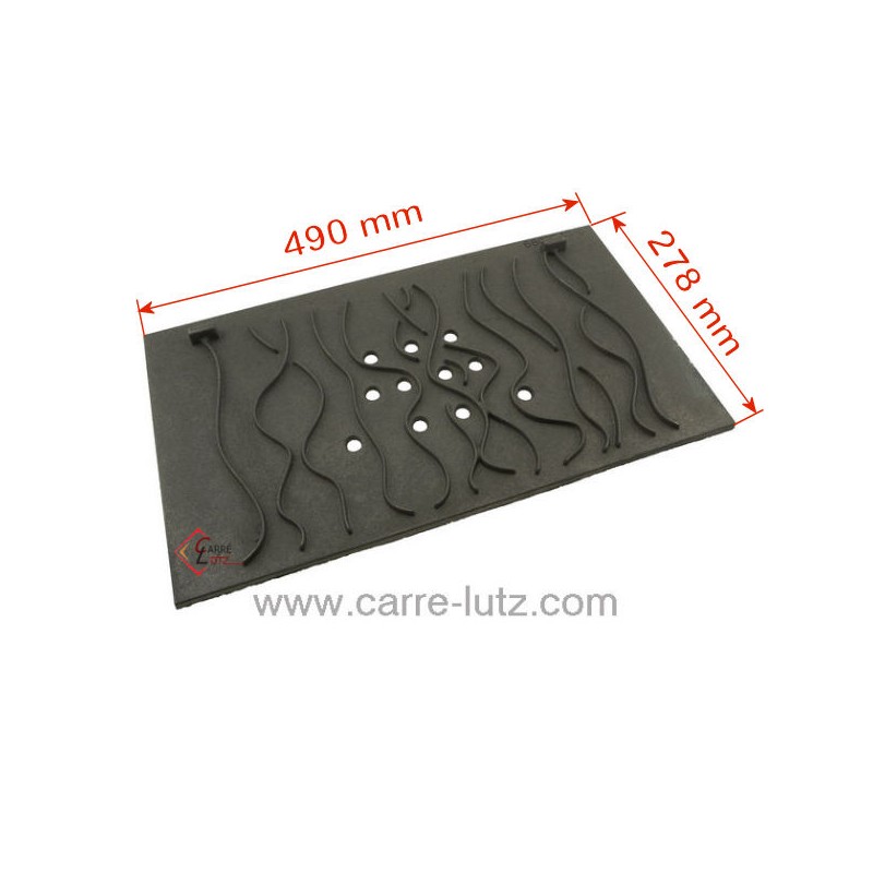 702057  F680354B-B - Taque décorée de foyer Invicta 89,60 €