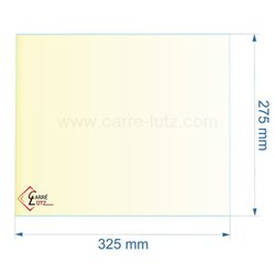 Vitre réfractaire Vitrocéramique 325x275 mm de foyer Aduro Ref. 51003 Aduro 10,, reference 00378