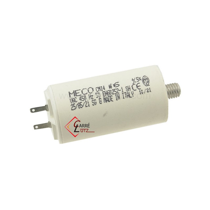 23090207  Condensateur permanent 6 µf 450V faston 2,8mm  4,40 €