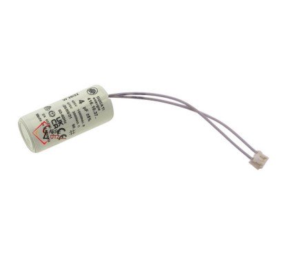 23090211  Condensateur permanent 4 µf 450V à fil 11,90 €