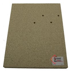 Plaque arrière gauche vermiculite 285x224 de foyer Aduro Aduro 2, Baseline 3, Baseline 6,, reference 70520009