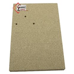 Plaque arrière droite vermiculite 285x194 de foyer Aduro Aduro 2, Baseline 3, Baseline 6,, reference 70520010
