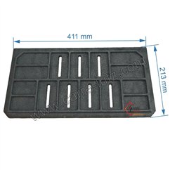 FB309215  309215 - Grille bois 134100192 pour insert Franco Belge  80,20 €