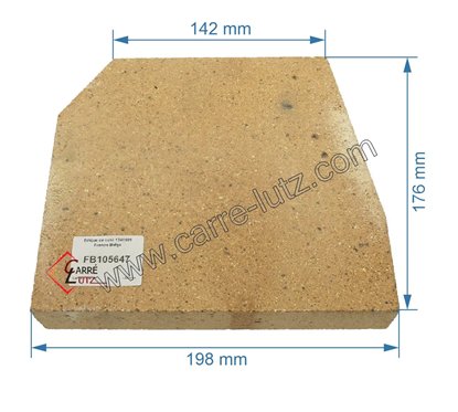 FB105647  105647 - Brique de coté de convecteur Franco Belge 1340601 13,60 €