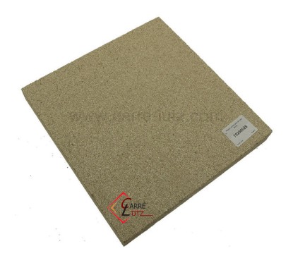 70.77352.000 - Plaque vermiculite 250x240 mm de coté  Dovre Norflam 750