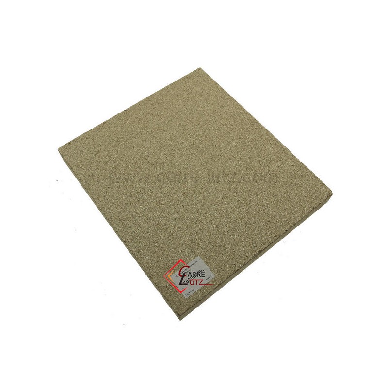 70.77353.100 - Plaque arrière vermiculite 270x240 mm de foyer Dovre Norflam 750