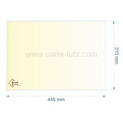 00403  805003 - Vitre réfractaire Vitrocéramique 445x310 mm de foyer Panadero Atlas 65,10 €