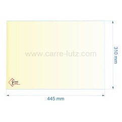 00403  805003 - Vitre réfractaire Vitrocéramique 445x310 mm de foyer Panadero Atlas 65,10 €