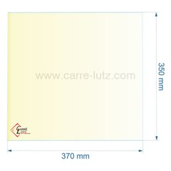 Vitre réfractaire Vitrocéramique 370x350 mm de poele Panadero Ref. 805022 Copenhague (vitre laterale), Everest,, reference 00422