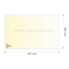 00428  805067 - Vitre réfractaire Vitrocéramique 457x286 mm de poele Panadero Giulietta 62,40 €