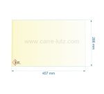 00428  805067 - Vitre réfractaire Vitrocéramique 457x286 mm de poele Panadero Giulietta 62,40 €