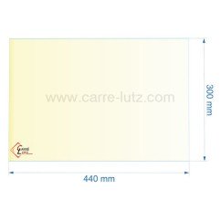 00432  805002 - Vitre réfractaire Vitrocéramique 440x300 mm de poele Panadero La Mancha 72,40 €