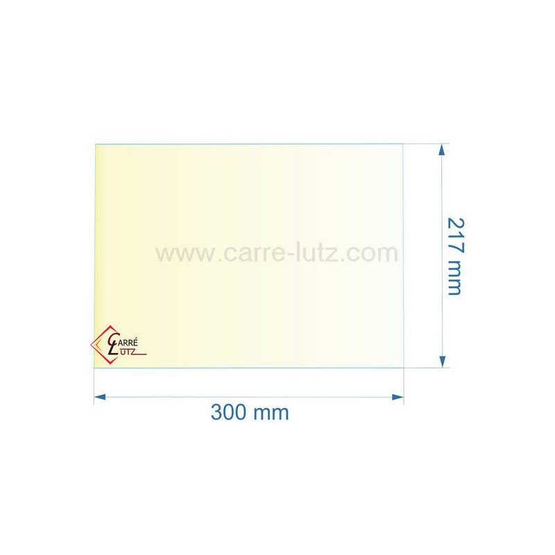 00453  805132 - Vitre réfractaire Vitrocéramique 300x217 mm de poele Panadero Coral 3V 38,40 €