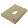 Deflecteur vermiculite de foyer Cadel Ref. 4D115157020   Cristal3 8,5 Kw, Cristal3 8,5KW Wifi, Elise3, Evo3 - 7KW, Evo3 - 8,5...