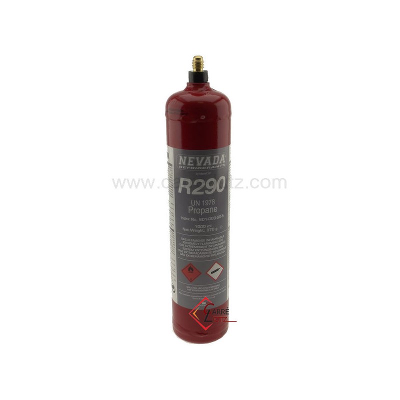 551011  Gaz réfrigérant R290 370 gr 43,50 €