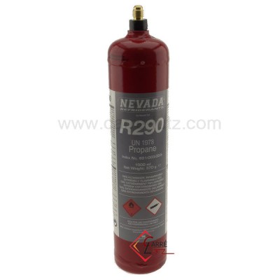 551011  Gaz réfrigérant R290 370 gr 43,50 €