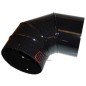 Coude plissé 90° émaillé noir diamètre 200 mm Coude plissé 90° émaillé noir diamètre 200 mm