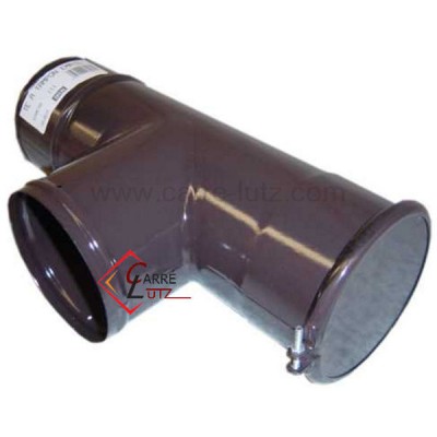 705941  Té à tampon émaillé marron diamètre 153 mm 69,60 €