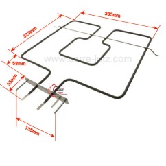 20390049  C00321956 - Résistance de voute 1400W de four Ariston Indesit 20,50 €