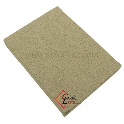 Plaque de sole arrière vermiculite de foyer Supra Ref.  N°8 117161,, reference 70522028