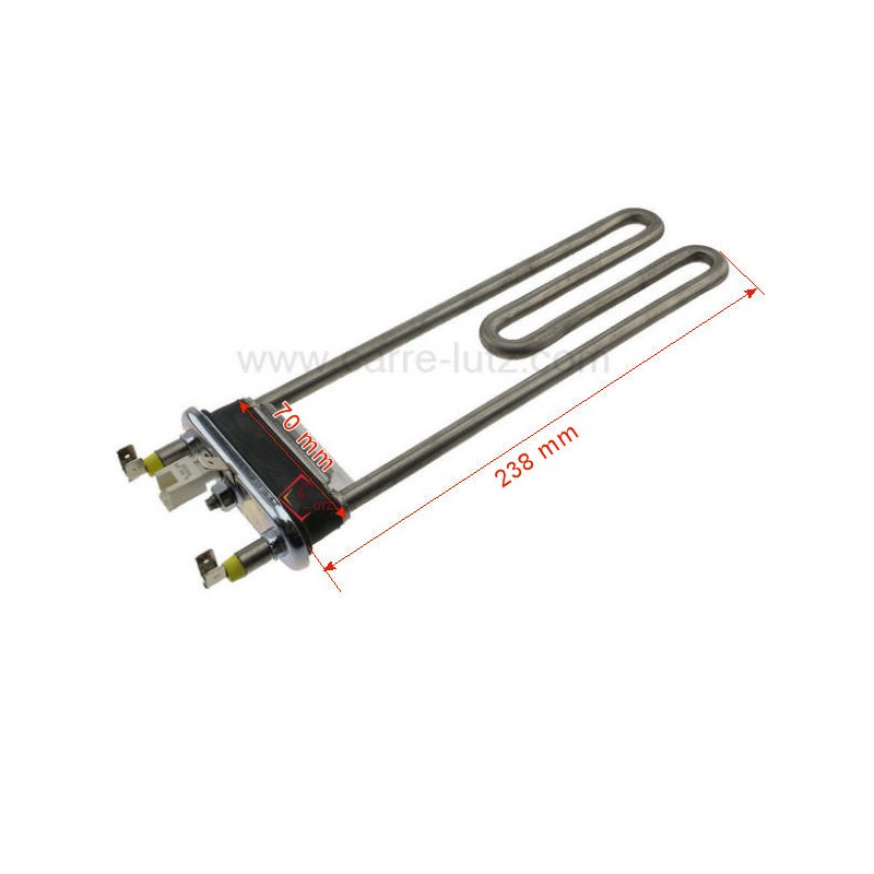 201255  41041527 - Résistance 1600W de lave linge Candy Hoover Rosières  16,60 €