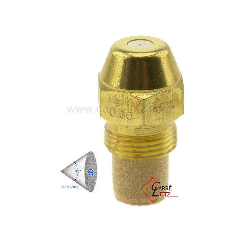 6025037  Gicleur Danfoss 0,60 Gph 45° S 14,40 €